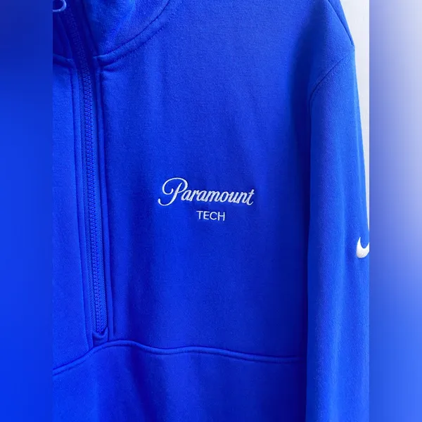 Nike Royal Blue Paramount Tech Half-Zip Pullover Size M - Image 6