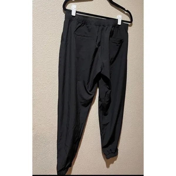 Albion Fit Jogger Pants Womens Size M Black Jetsetters Nylon‎ Stretch - Image 3