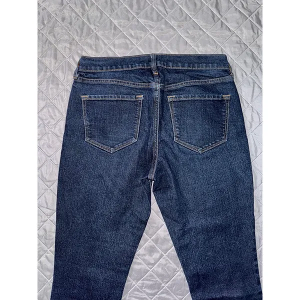 Old Navy Women's‎ Dark Wash Mid Rise Blue Denim Size 6 NWT - Image 6