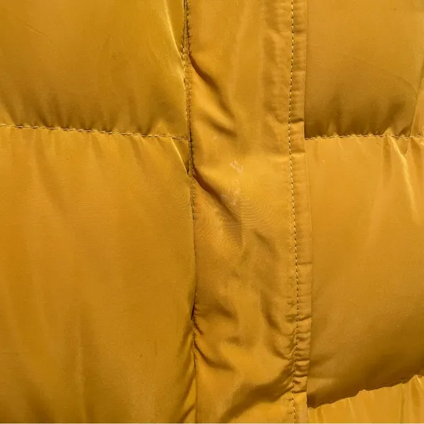 Kendall Kylie Puffer Jacket Mustard Yellow Women Size Medium Large - Image 9