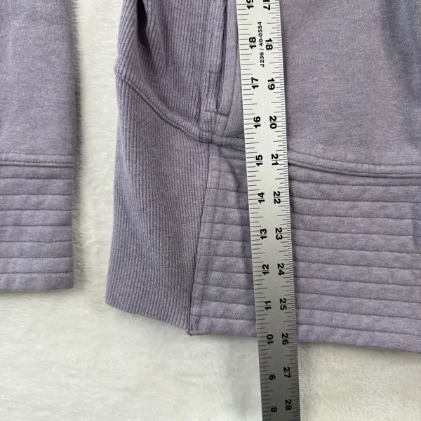 Lululemon‎ Radiance Jacket Purple Full Zip Funnel Neck Quilted Fleece Womens 10 - Image 4