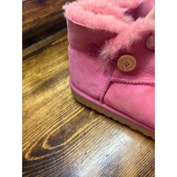UGG Pink Boots Size 5 - Image 6