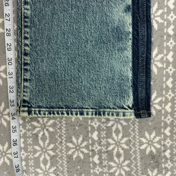 NWT Wrangler Westward 626 Two‎ tone ColorBlockHi Rise Bootcut Jeans Size 28 × 34 - Image 12