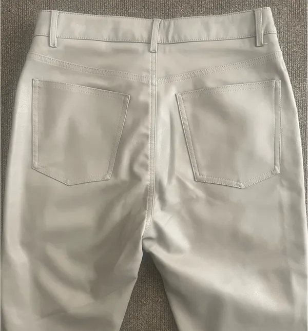 H&M Soft Faux Leather Pants - Image 3