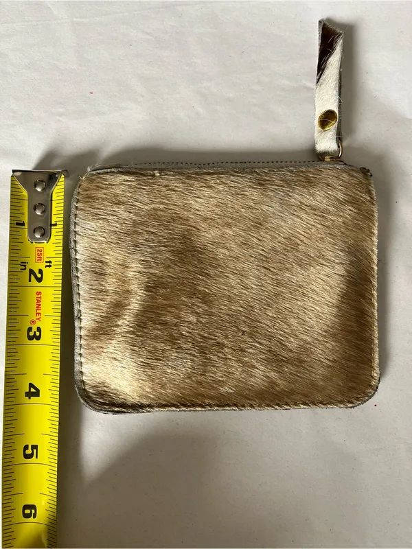 Haircalf Zip Wallet in Light Brown used - Image 5