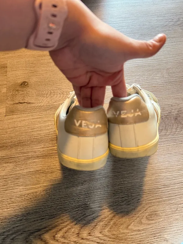Veja Esplar Leather White Platine Sneakers - Image 6