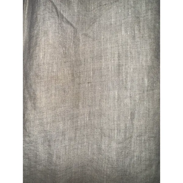 Coldwater Creek 100% Linen Tan Cream‎ Button Up Top Small Pintuck Lightweight - Image 7