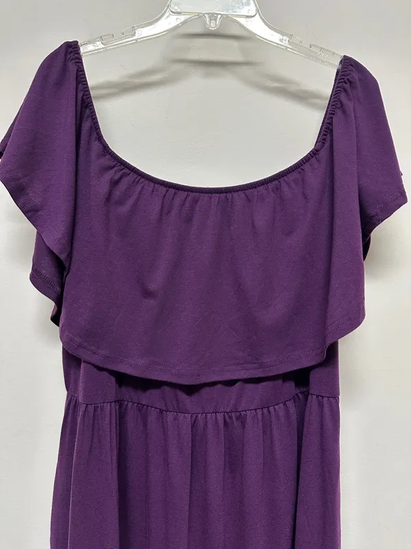 NWT Nemidor Purple Maxi Dress with Pockets size 18 - Image 2