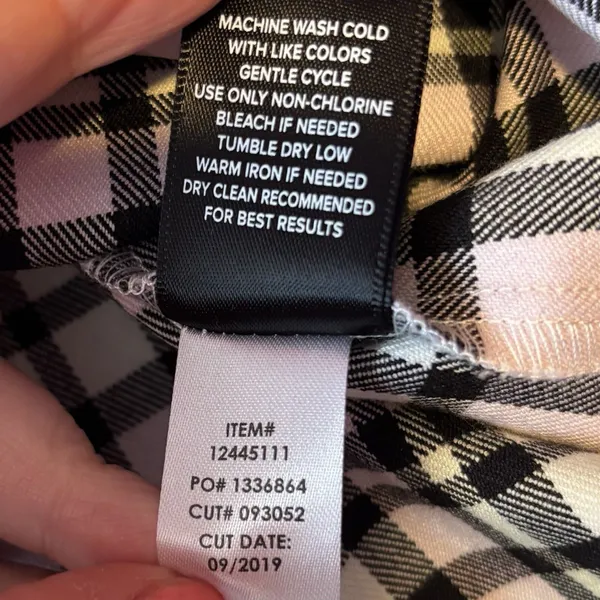Torrid Jacket Women’s Size 2 2X Pink Plaid Flannel Hooded Anorak Snaps Spring - Image 11