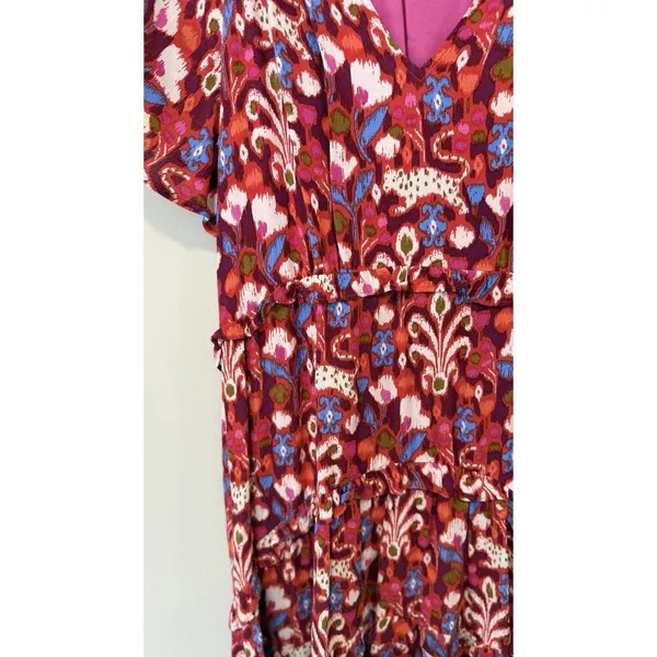Anthropologie Robin Tiered Fresh Floral Floral Dress Size Small 1790 - Image 6