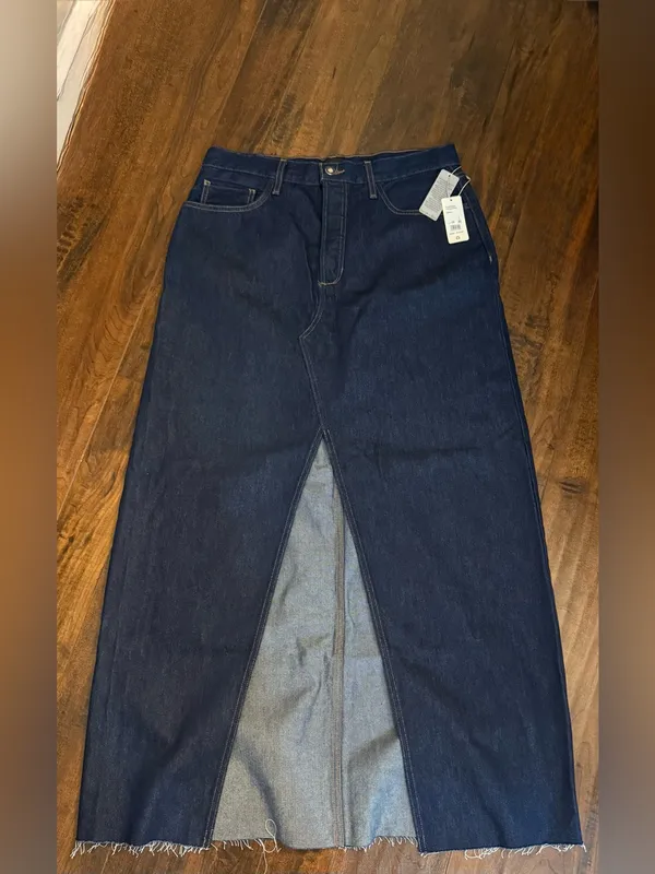 Favorite Daughter Women's Blue Sunny Maxi Skirt Size 28 NWT - Image 3