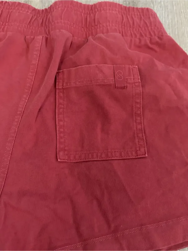 CALIA by Carrie Underwood Red Casual Drawstring Shorts - Image 5