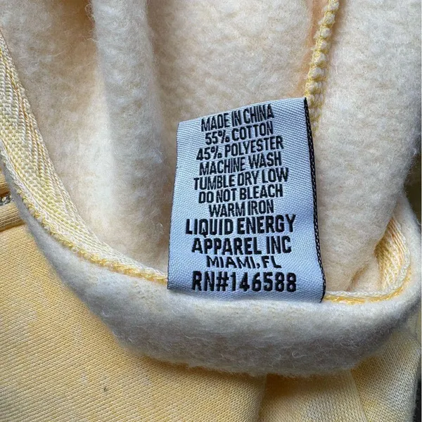 Las Vegas Yellow Burnout Zip-Up Hoodie - Image 5