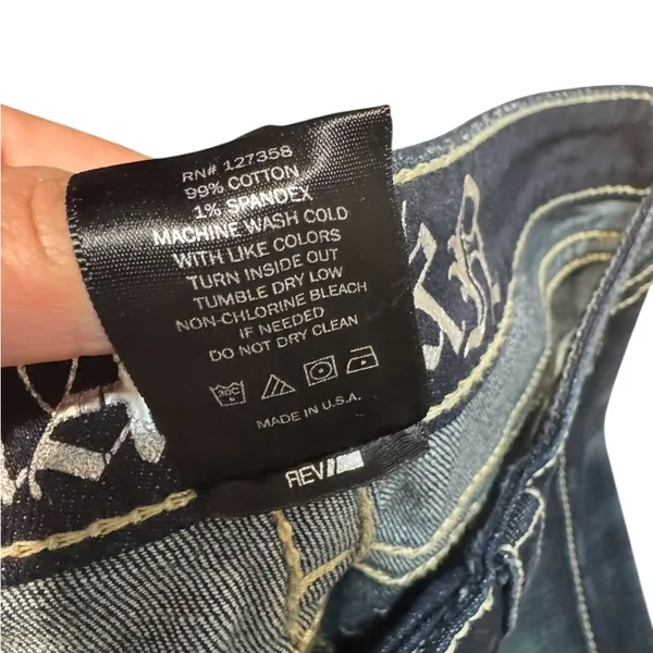 RAWKA Y2K Magic Cut #13 Skinny Jeans Dark Wash – Size 30 - Image 3
