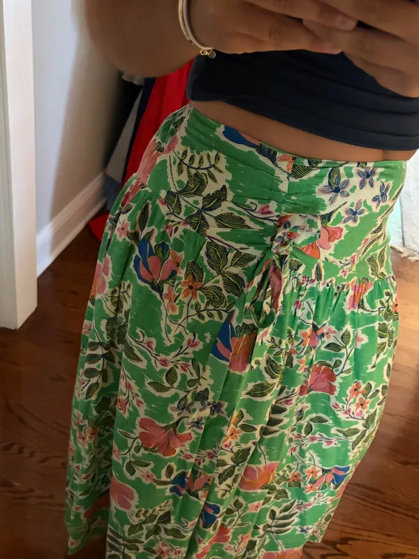 Band of the Tree green maxi skirt - Image 2