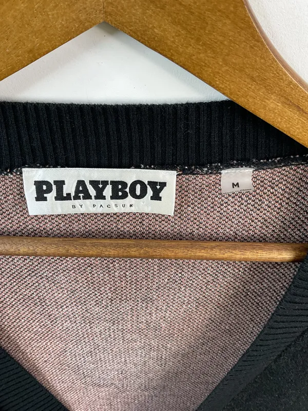 Playboy by Pacsun Bunny Cardigan Size Medium - Image 5