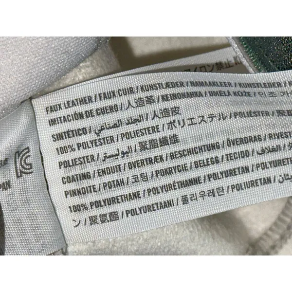 NEW Abercrombie & Fitch 90s Straight Ultra High Rise Silver Vegan Pants Sz 26 2 - Image 4