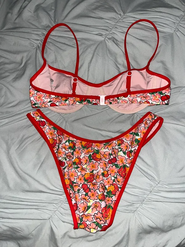 Blackbough Berry Cherry Bikini Set - Image 3