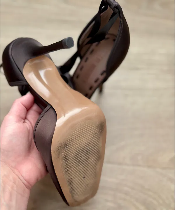 Steve Madden Women's Larina Lace-Up High-Heel Ballet Pumps - Image 9