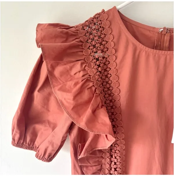 English Factory Dress Mini puff sleeves - Image 4