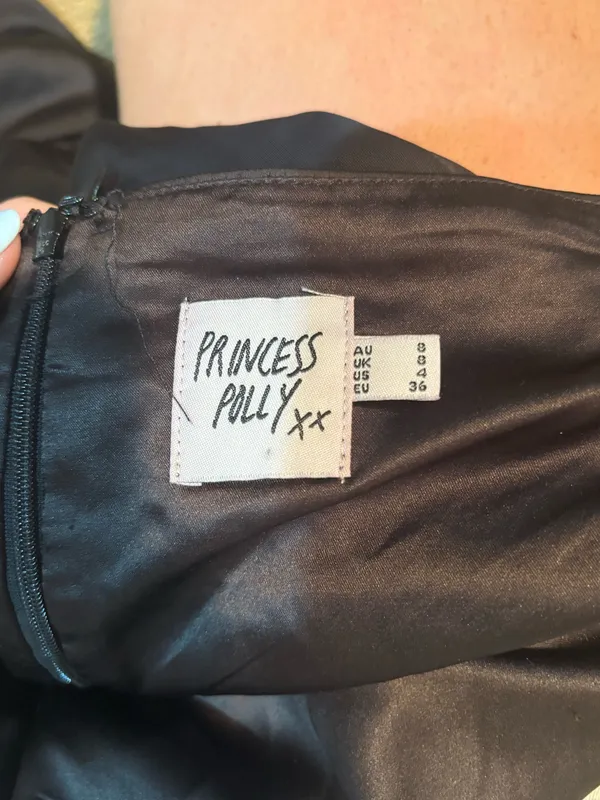 Princess Polly Mini Dress Black - Image 3