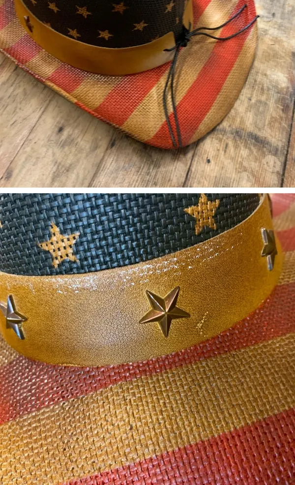 USA Vintage Cowboy Hat - Image 3