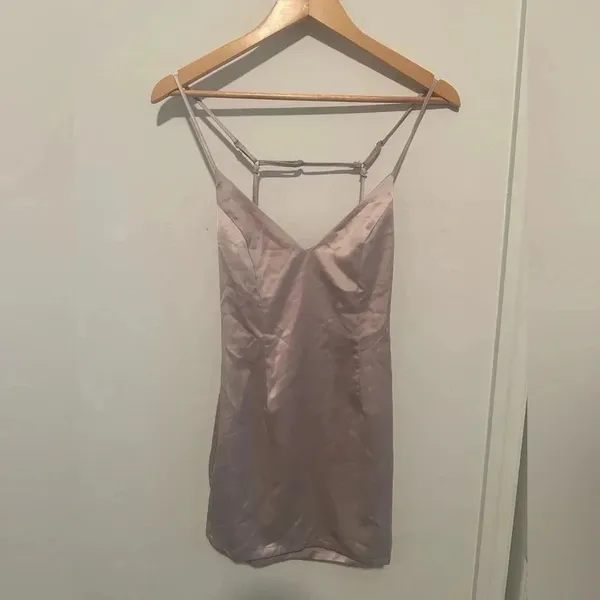Superdown Nicole Mini‎ Dress in Nude Sz XS - Image 5