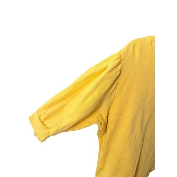 ICHI Yellow Short Sleeve Shirt Medium - Image 4