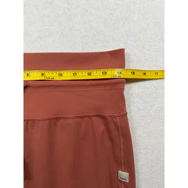 Vuori Daily Leggings Womens Large Orange High Rise Drawstring Yoga Pants - Image 7
