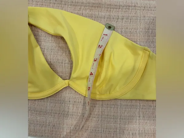 Onia yellow bikini top with tie dye bottoms size Small‎ - Image 11