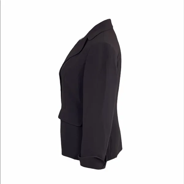 Petites Classic Brown Cuff Sleeve Blazer - Image 10