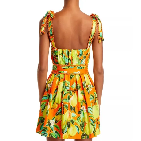 NWT FARM Rio Chic Pears Belted Mini Dress - Image 3