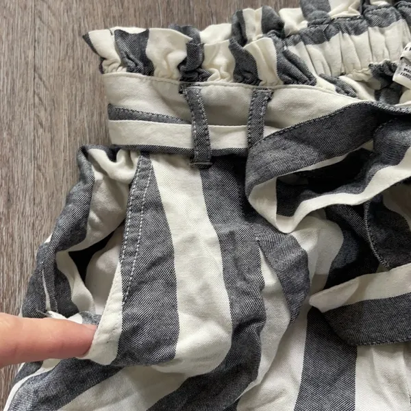 American Eagle Striped Pull On Pants Size XS - Image 8