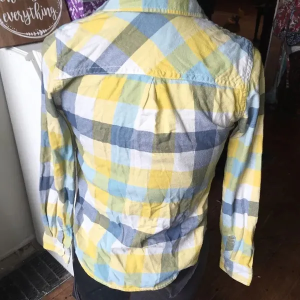 American Eagle XS favorite fit flannel button down - Image 2