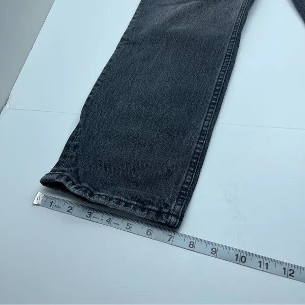 Abercrombie & Fitch 90s Straight‎ Ultra High Rise Womens Size 27 / 4 Black Jean - Image 12