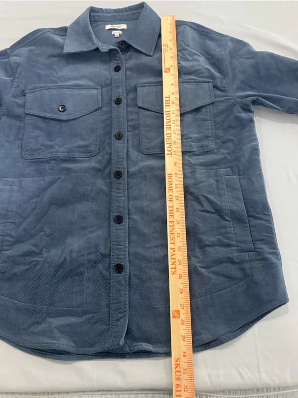Madewell Corduroy Twill Oversized Shirt-Jacket Medium‎ - Image 7
