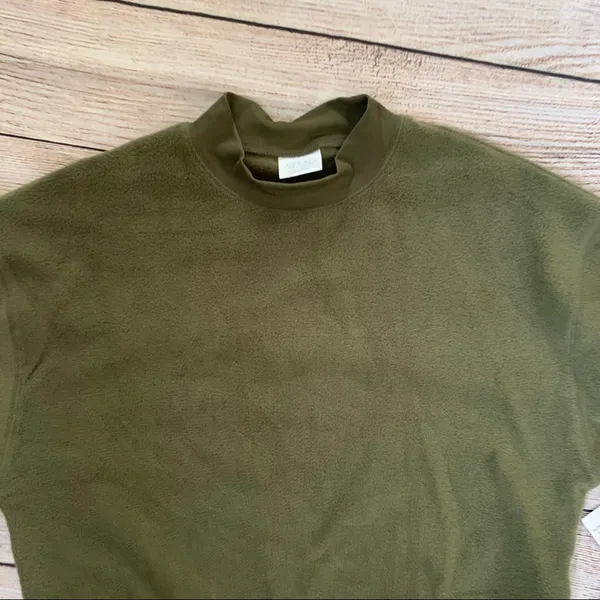 Abound Dark Green Mock Neck Medium Sweatshirt NEW - Image 10