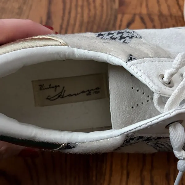 Vintage Havana Dina Sneaker Suede and Calf Hair Size 11 New without Box - Image 6