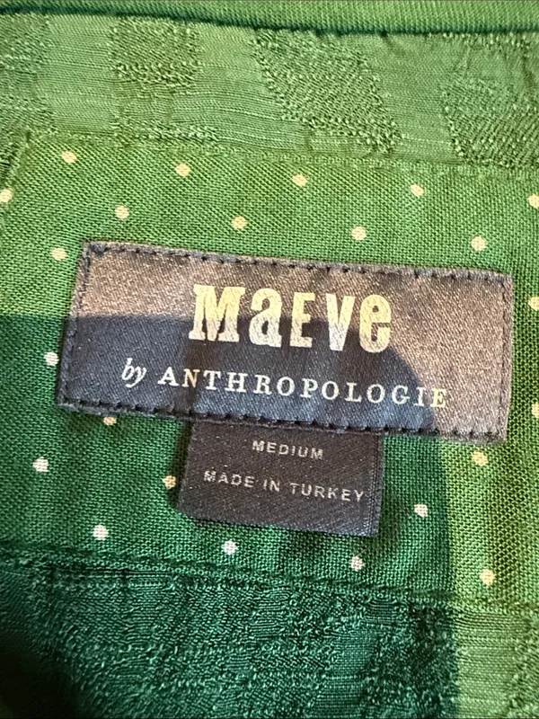 Maeve by Anthropologie Amber Tiered Tunic Dress Medium - C1-327 - Image 4