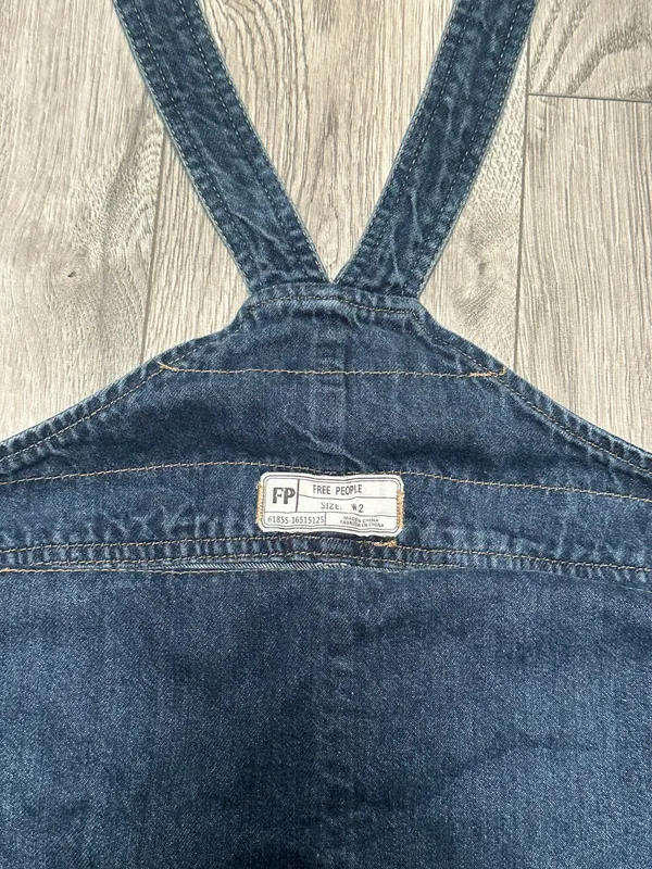 Free People Denim Overall Skirt - Image 3