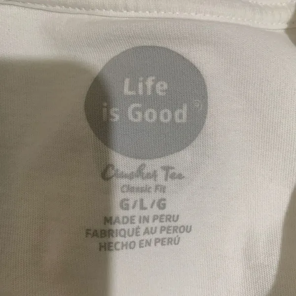 Life Is Good Womens Size Large Multicolor Road Trip Graphic Crusher Tee - Image 5
