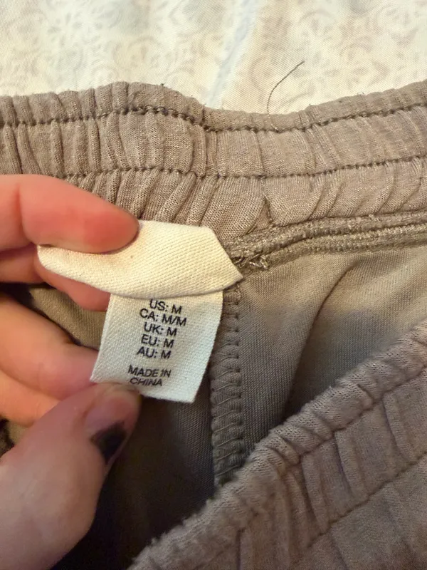 happily Grey brown sweatpants Gray Size M - Image 5
