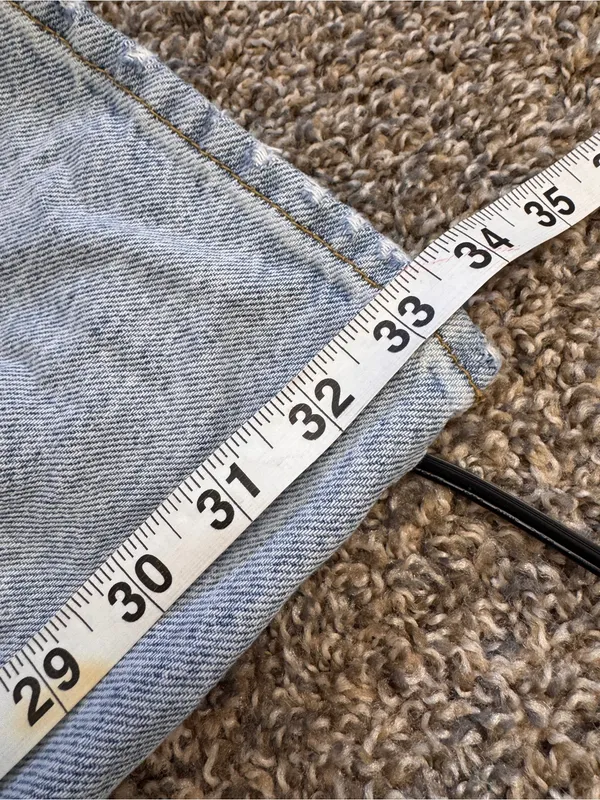 Pacsun Blue 90s Boyfriend Heavily Distressed Jeans Womens 27 Casual Denim - Image 2