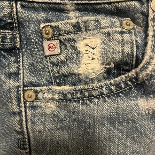 AG‎ Adriano Goldschmied The Phoebe Vintage High Waisted Tapered Leg Jeans Size 4 - Image 6