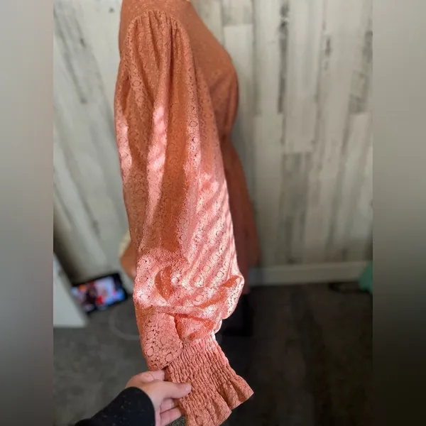 Missvishne orange dress Orange - Image 6