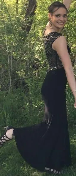Macy's Black formal/prom dress - Image 3