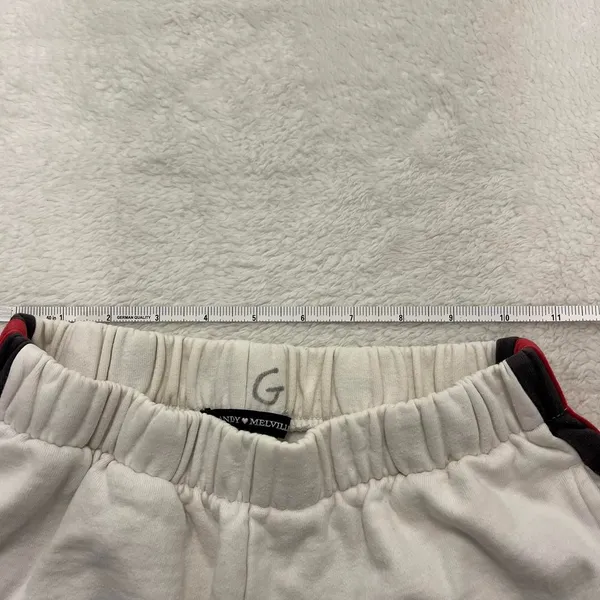 Brandy-melville Women's White Joggers-tracksuits - Image 5