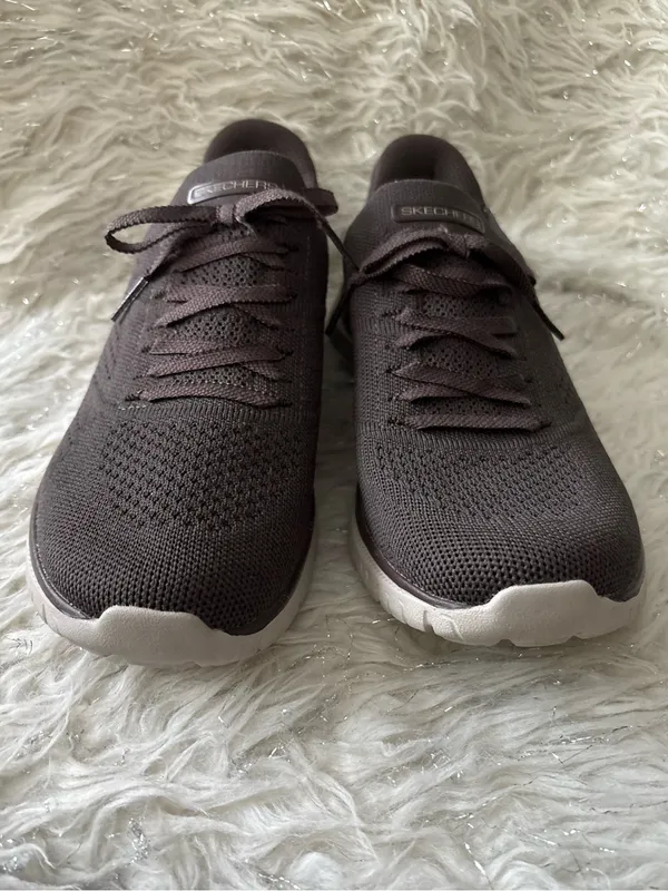 Skechers Hands Free Slip-Ins Women’s Chocolate Sneakers Size US8.5 UK5.5 EU38.5 - Image 5