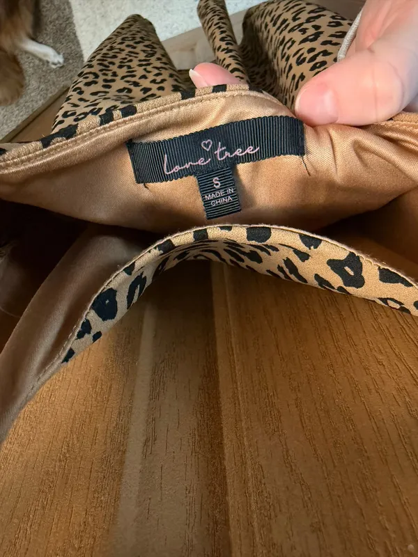 Cheetah print dress Tan - Image 3