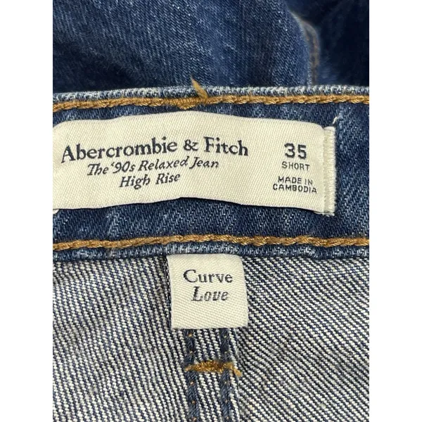 Abercrombie & Fitch Women’s 35 Short The 90s Relaxed Jeans High Rise NWT - Image 6